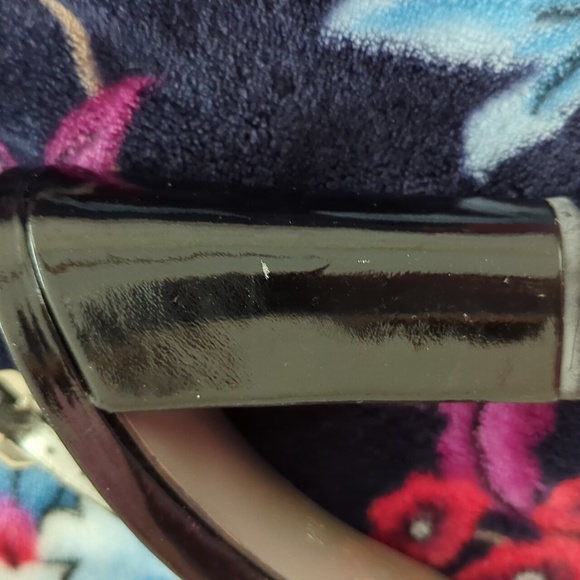 Via Spiga black patent leather slingback heels - Picture 8 of 8